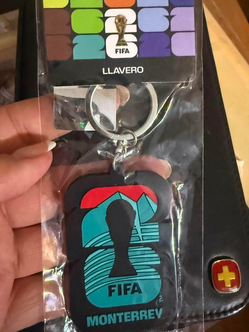 FIFA Monterrey 26 Keychain - Black, Teal, Red
